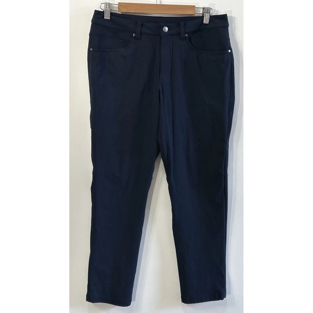 Mens Lululemon ABC Slim-Fit Pants Trousers Warpstreme LM5AD7S Sz 30